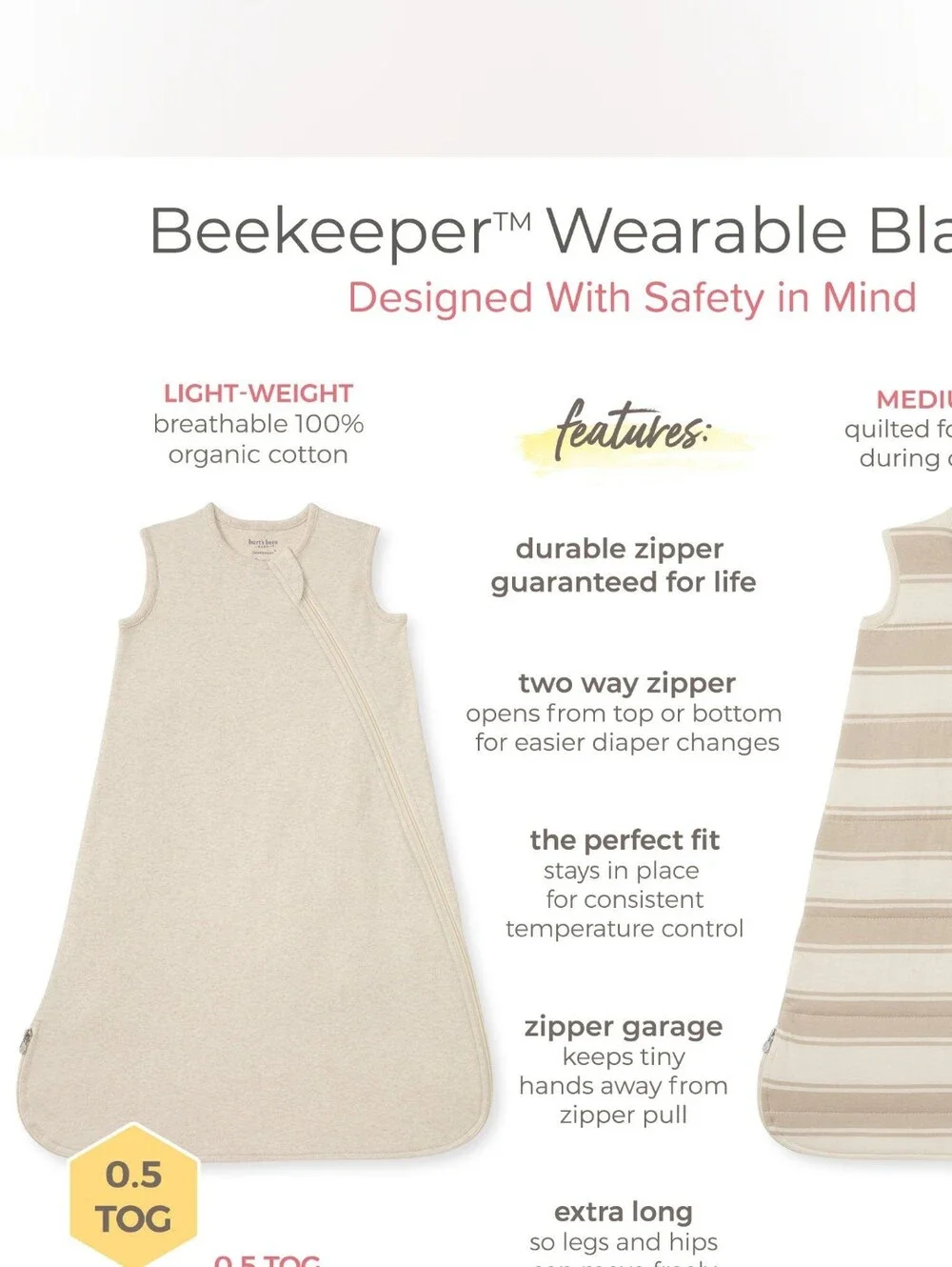 Burts Bees soft cozy